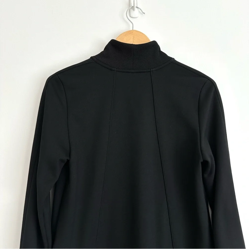 Athleta West Town‎ dress black half-zip Sz Small Petite - Picture 11 of 14